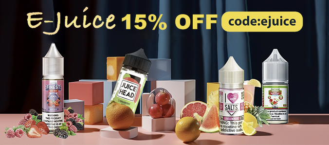 e-juice 15% off