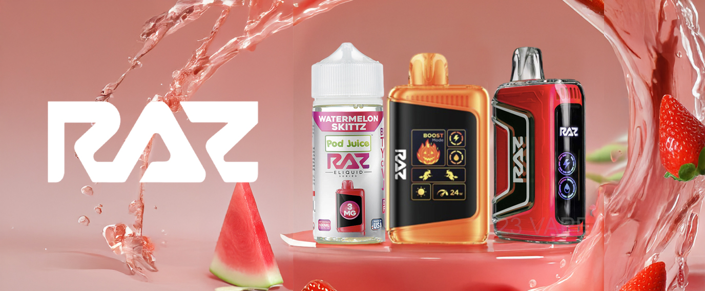 RAZ Disposable Vapes and E-liquid