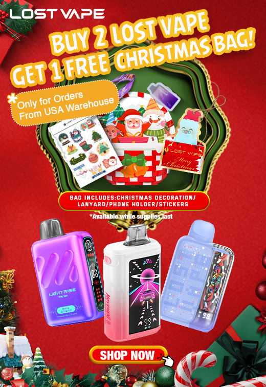 Buy 2 Get 1 Lost Vape Christmas Gift