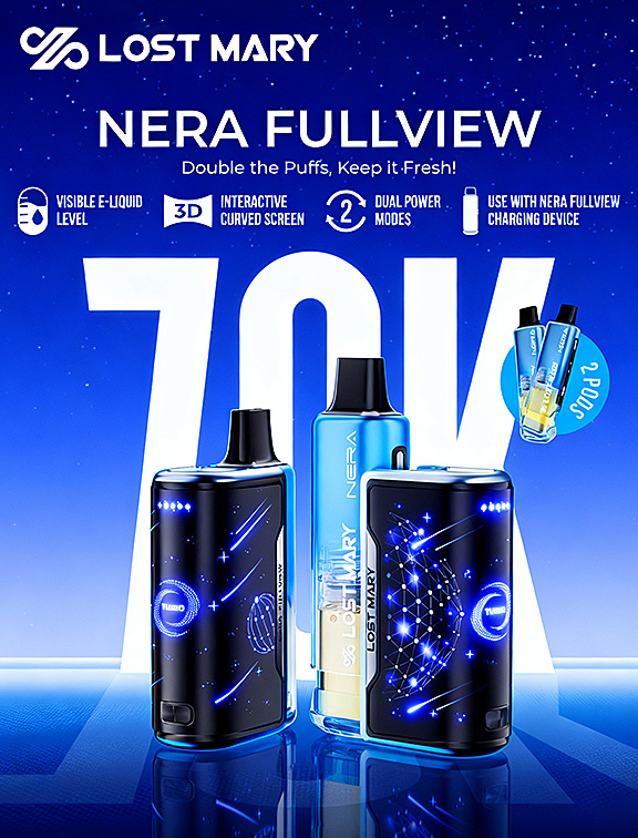 Lost Mary Nera Fullview 70K Disposable Vape
