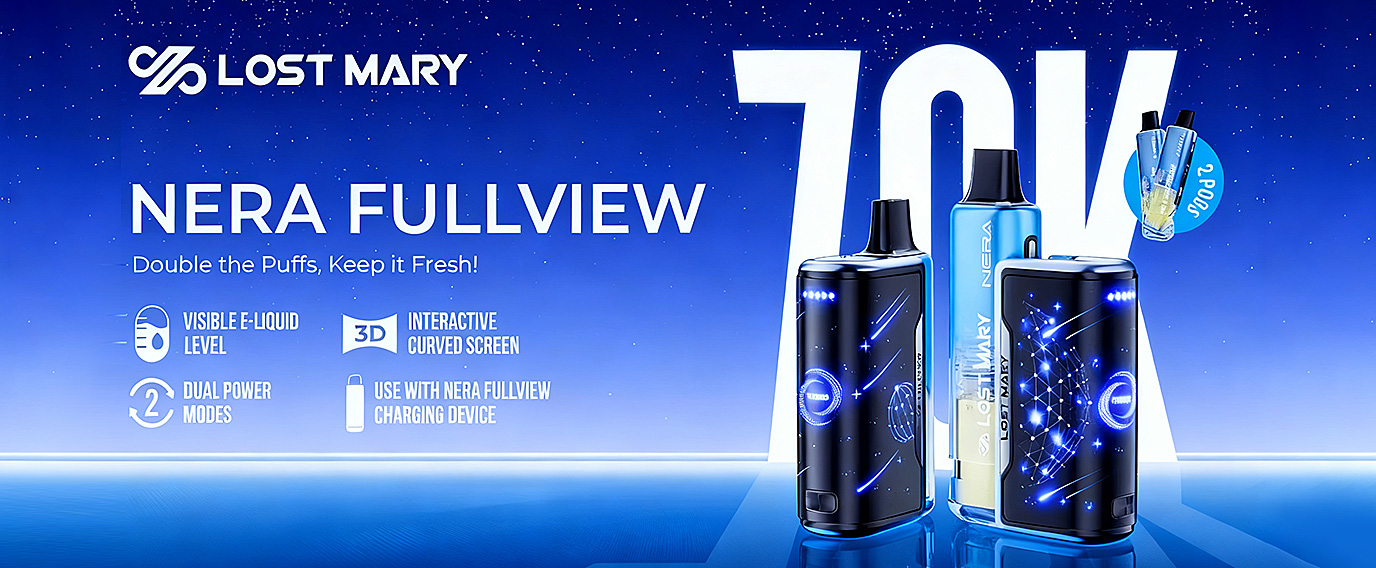 Lost Mary Nera Fullview 70K Disposable Vape