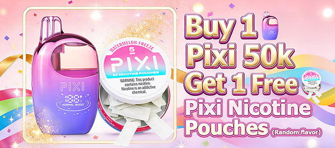 Buy Pixi 50K Get Free Pixi Nicotine Pouches