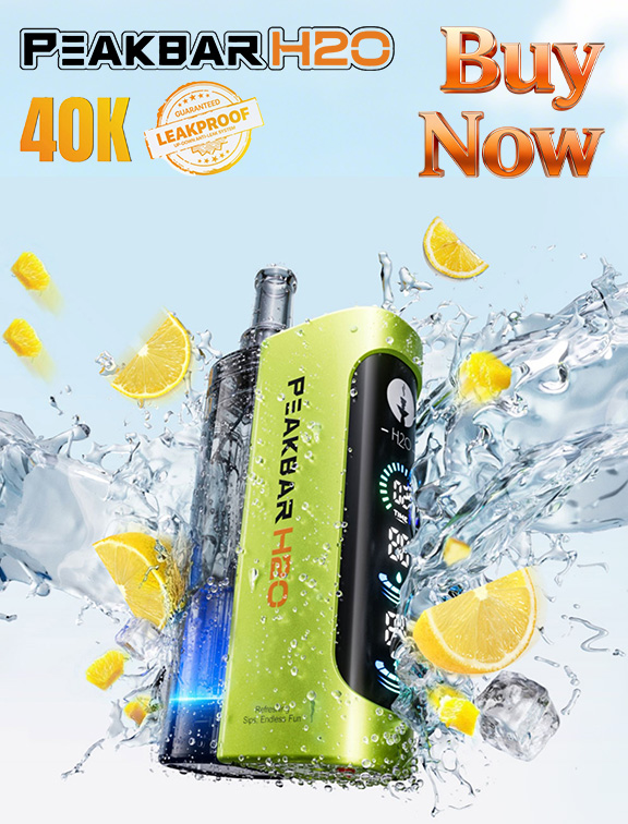 PeakBar H2O 40K Disposable Vape