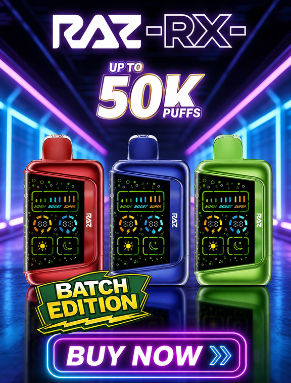 RAZ RX50K Batch Edition Disposable Vape