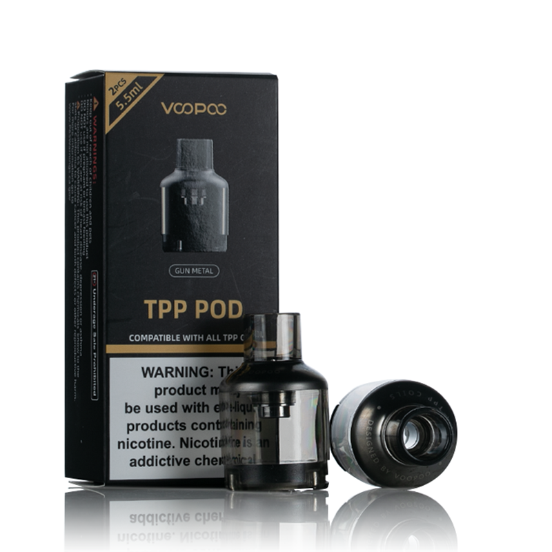 VOOPOO TPP Empty Pod Cartridge 5.5ml (2pcs/pack)