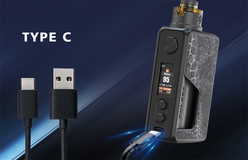 vandy vape pr se kit with type-c charging port