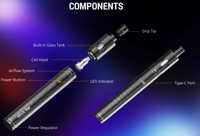 Smok Stick N18 R22 Kit Components