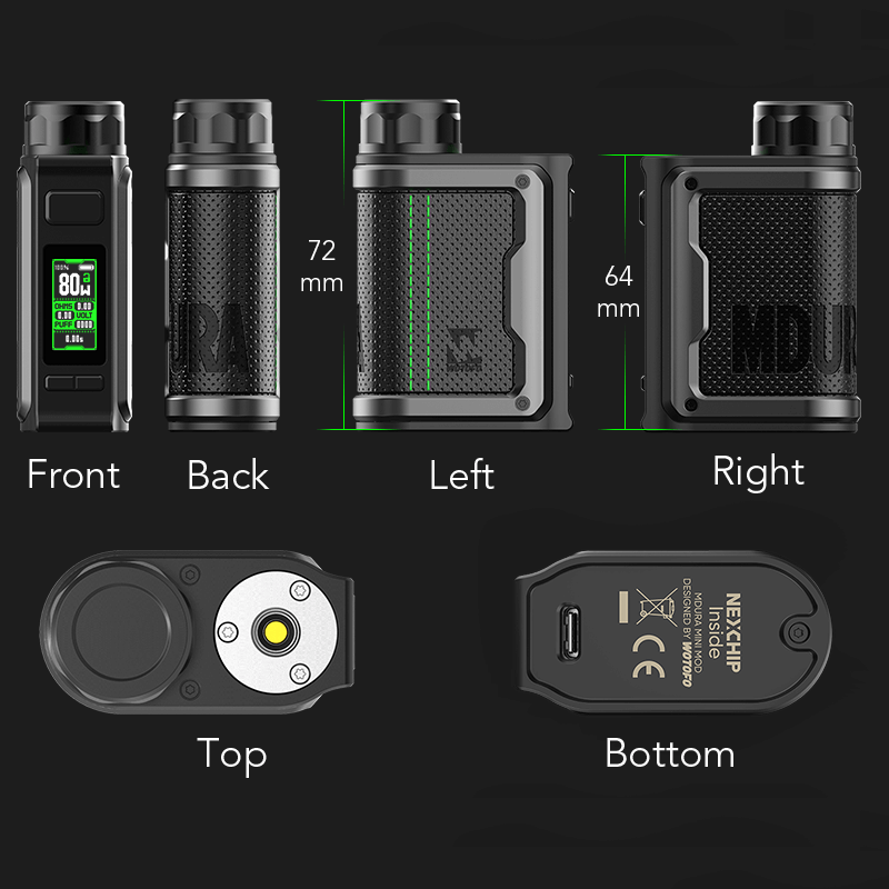 Wotofo MDura Mini Kit 80W Best Vape Mod Kit