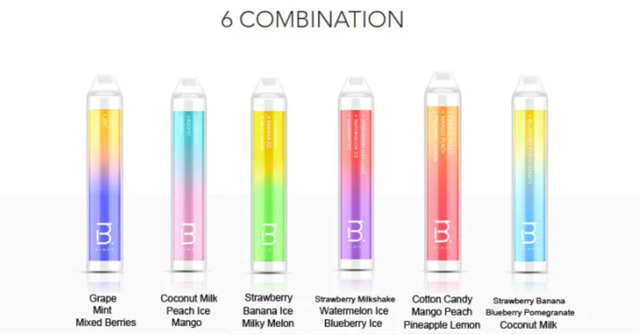 BMOR PI Plus Disposable Vape Kit-6 combination