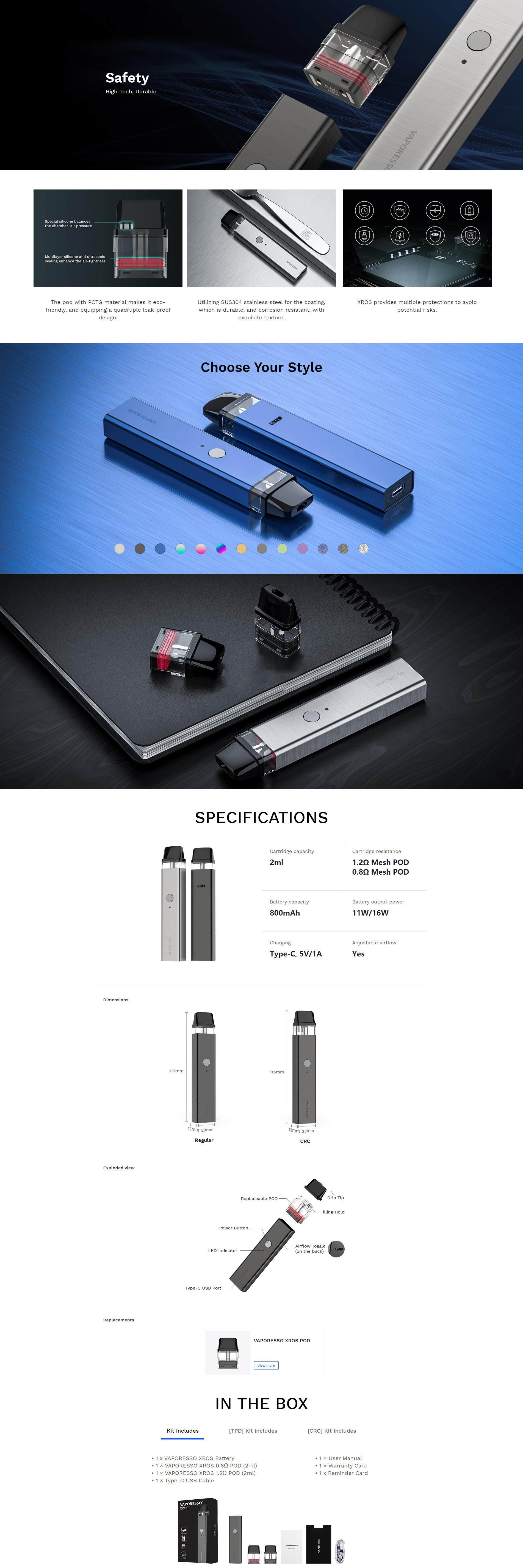 Vaporesso XROS Kit