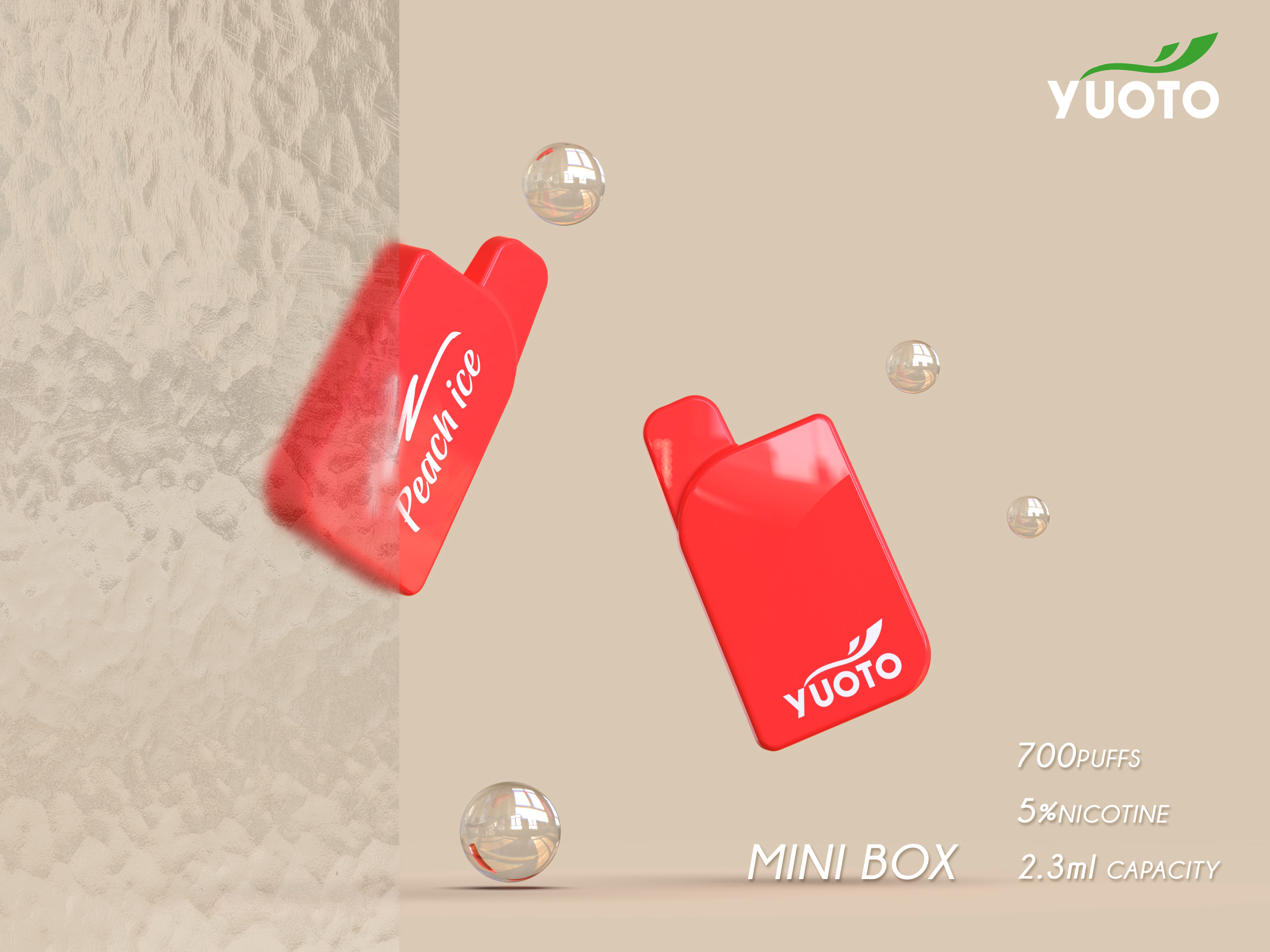 Yuoto mini box Disposable Vape Kit SPECIFICATION