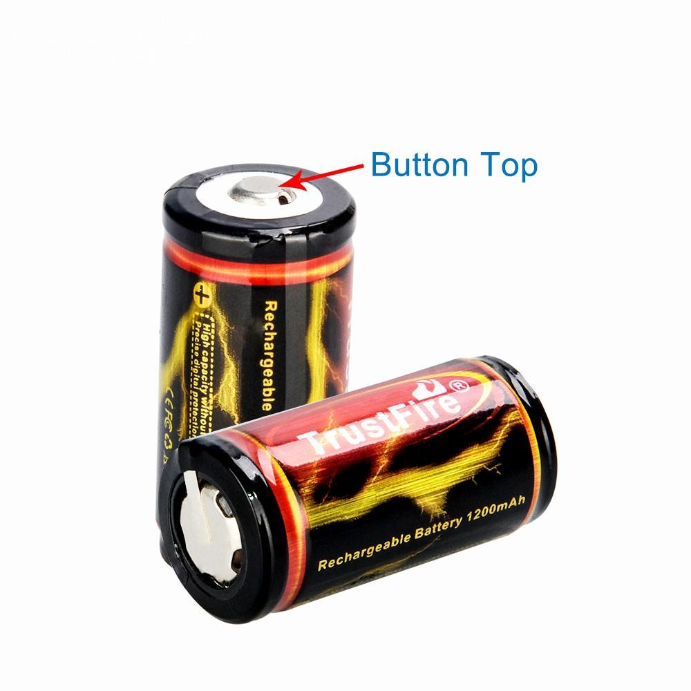 TrustFire 18350 Battery Button Top