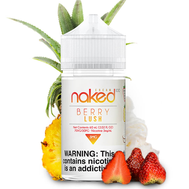 Naked 100 Cream Pineapple Berry Berry Lush E Juice 60ml Vapesourcing