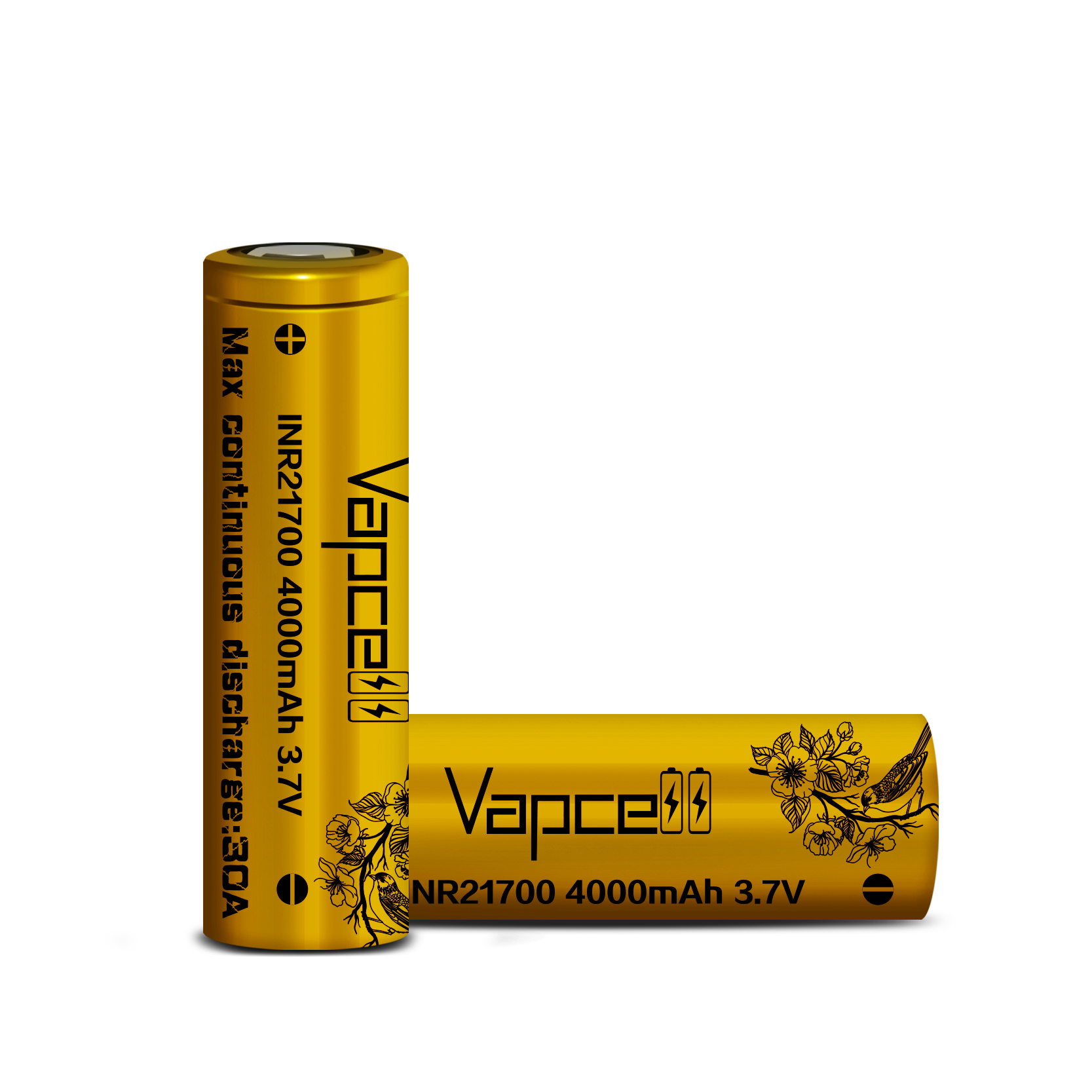 vapcell 21700 battery 3.7V