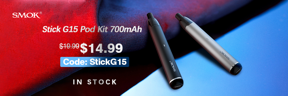 SMOK Stick G15 Pod Kit $14.99
