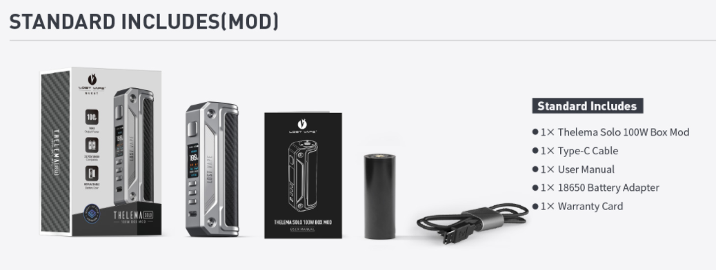 Lost Vape Thelema Solo Mod Review