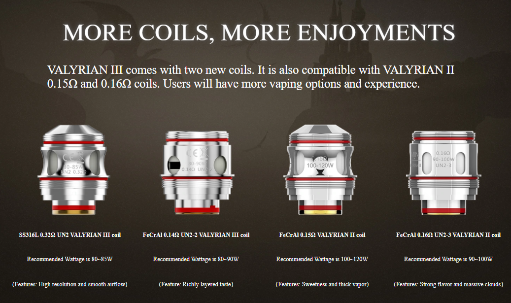 Uwell Valyrian 3 Coil Cheap