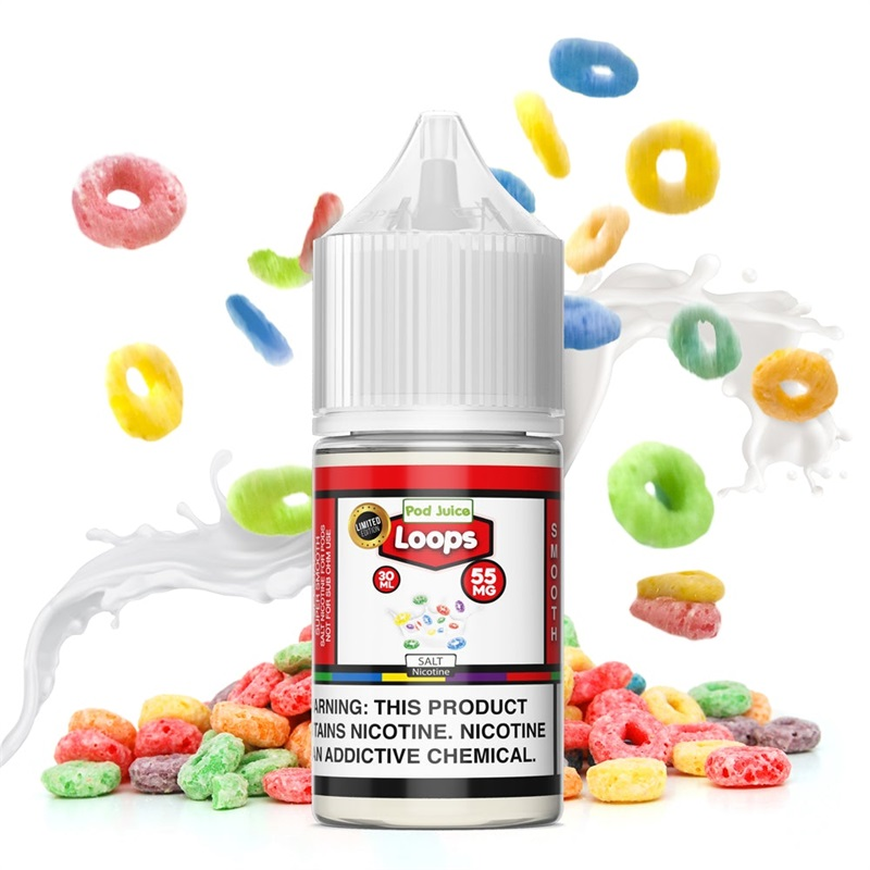 Pod Juice Salt Loops Ejuice 30ml Vapesourcing