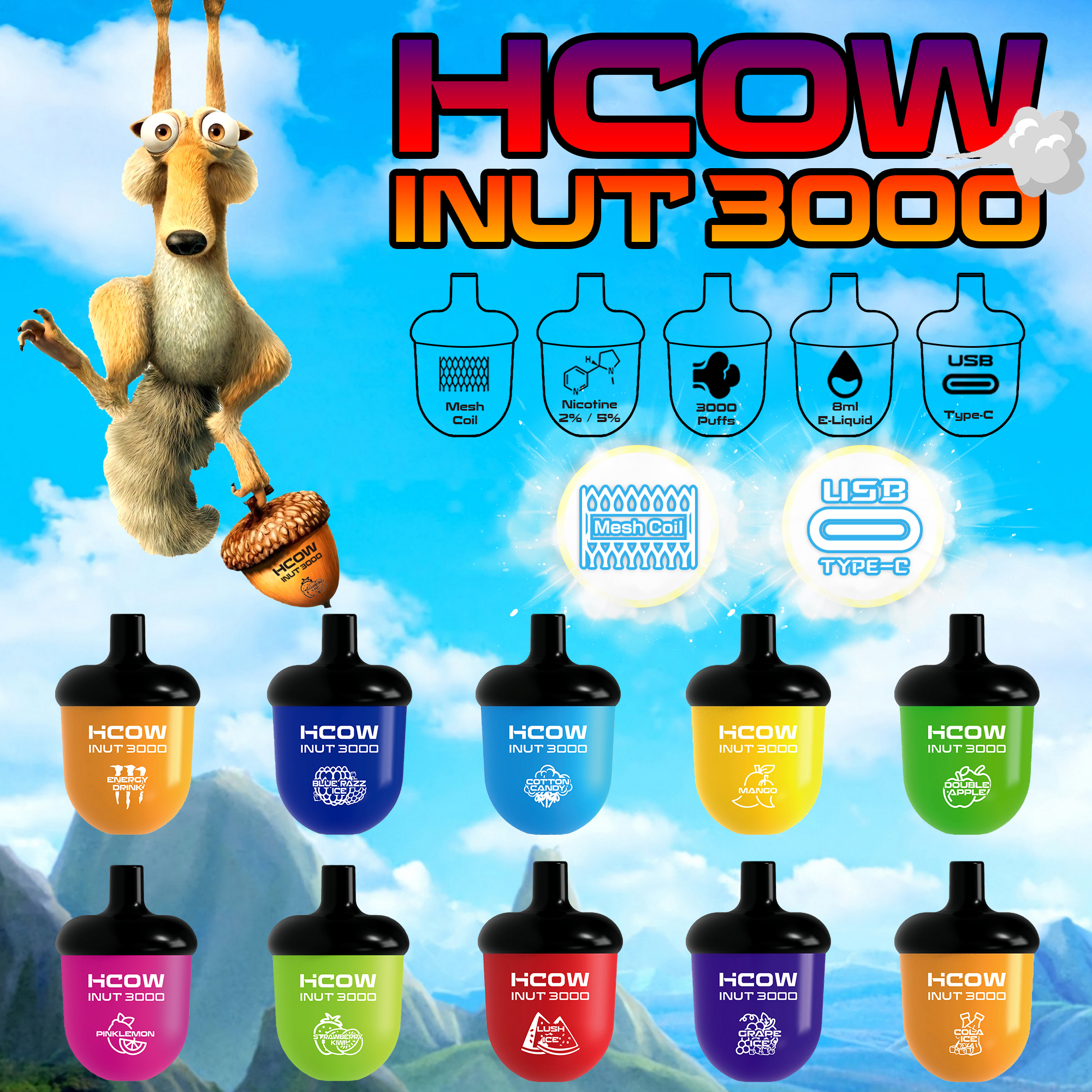 HCOW iNut 3000 Disposable Kit
