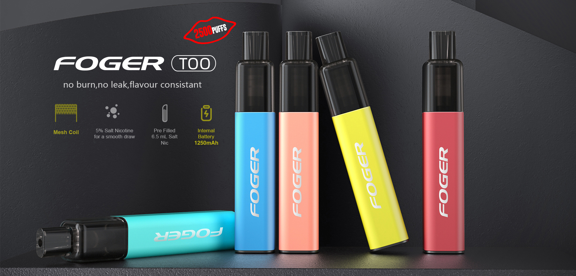 Foger TOO 2500 Puffs Disposable Kit