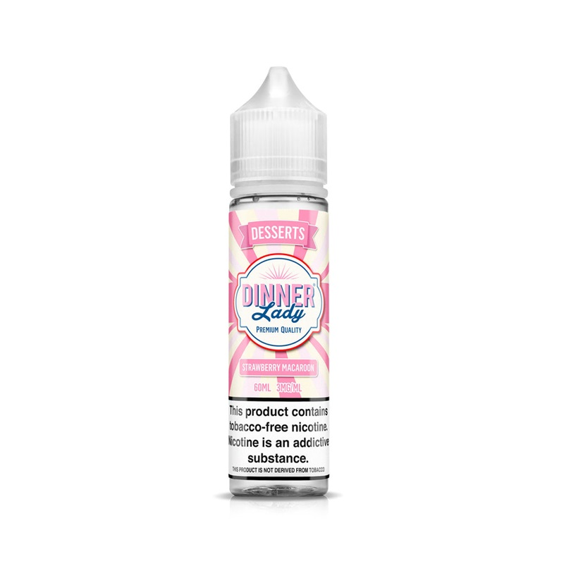 Dinner Lady Strawberry Macaroon E-juice 60ml