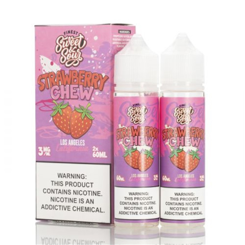 The Finest Sweet And Sour Strawberry Chew E Juice 120ml Vapesourcing