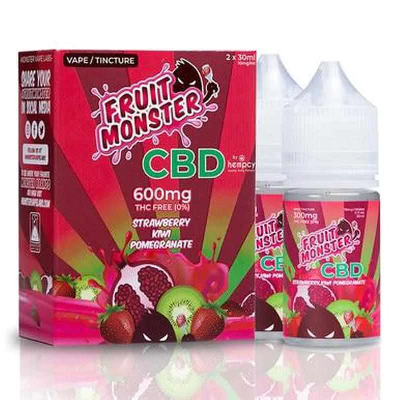 Fruit Monster Strawberry Kiwi Pomegranate CBD E-juice 60ml