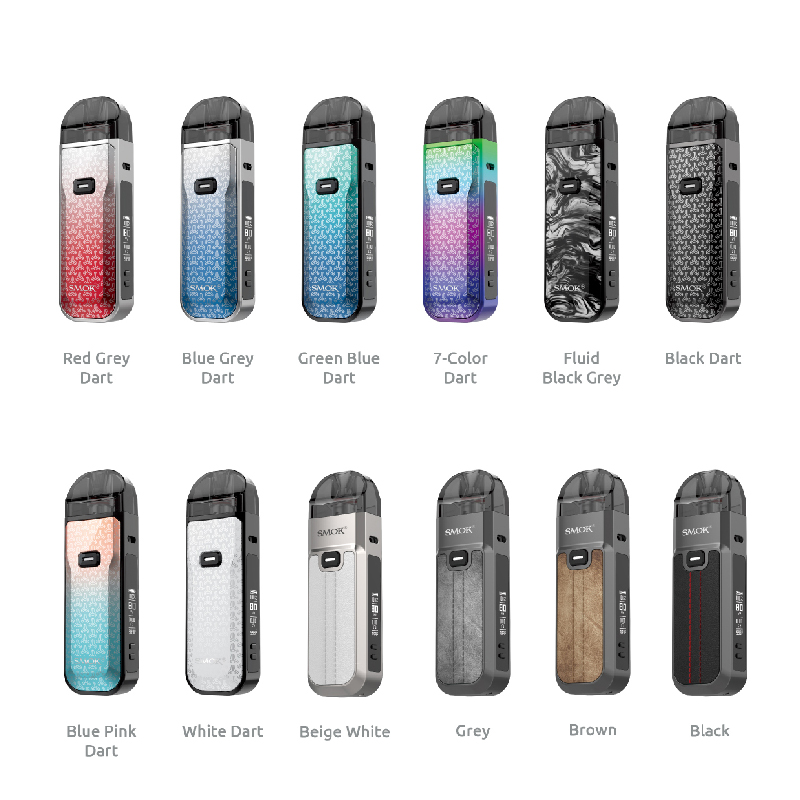 smok nord 5 kit Fluid Black Grey