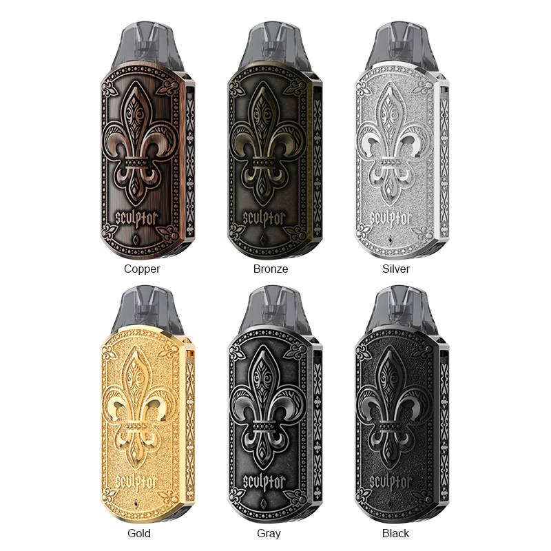 Uwell Sculptor Pod Kit gray and gold