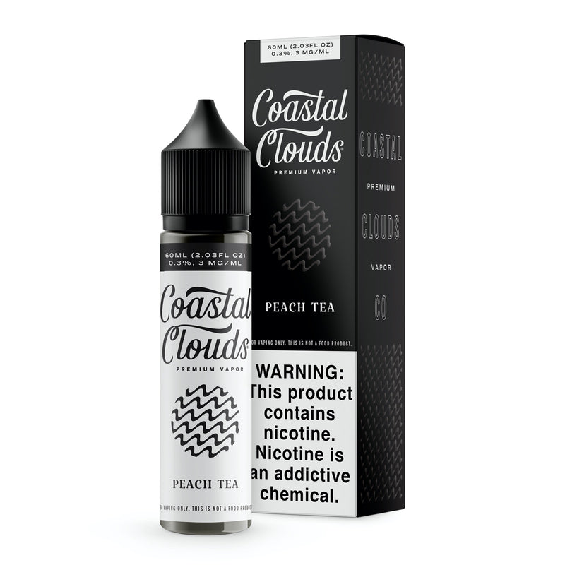 Coastal Clouds Peach Tea E-juice 60ml