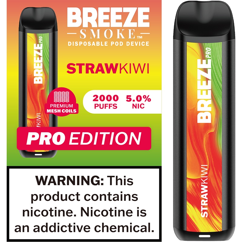 Breeze Pro 2000 Strawberry Cream - Disposable Vape – Mobs Enterprise