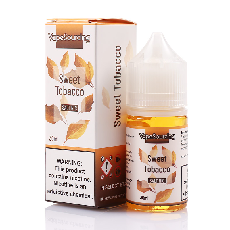 Vapesourcing Salt Series Sweet Tobacco Ejuice 30ml Vapesourcing