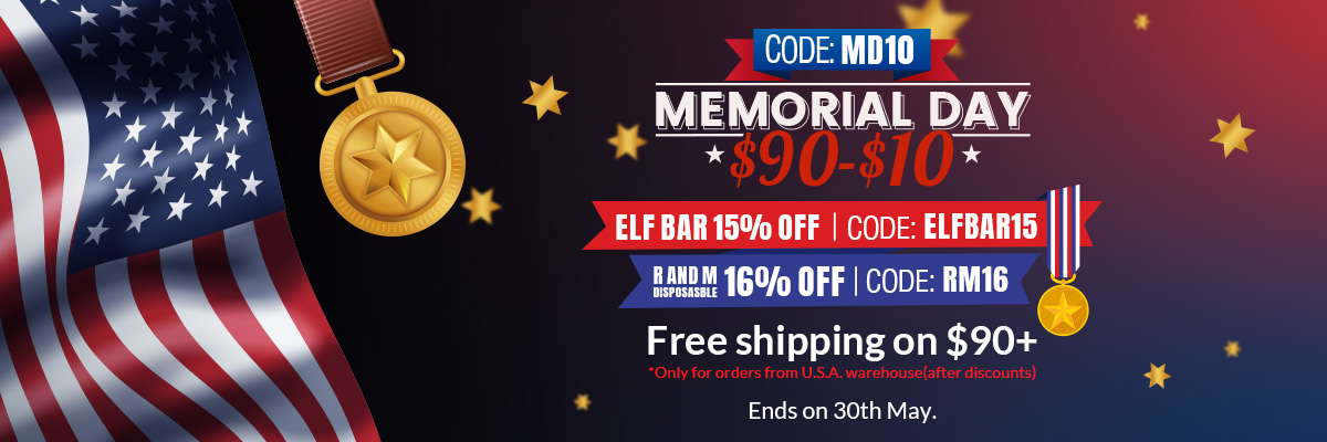 2023 Memorial Day $90-$10