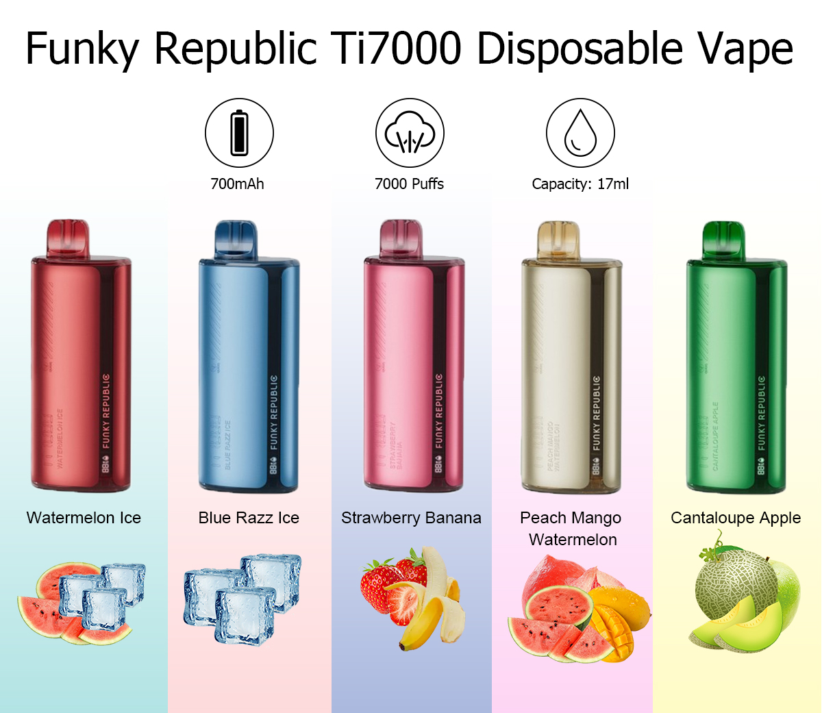 Funky Republic Ti7000 Vape