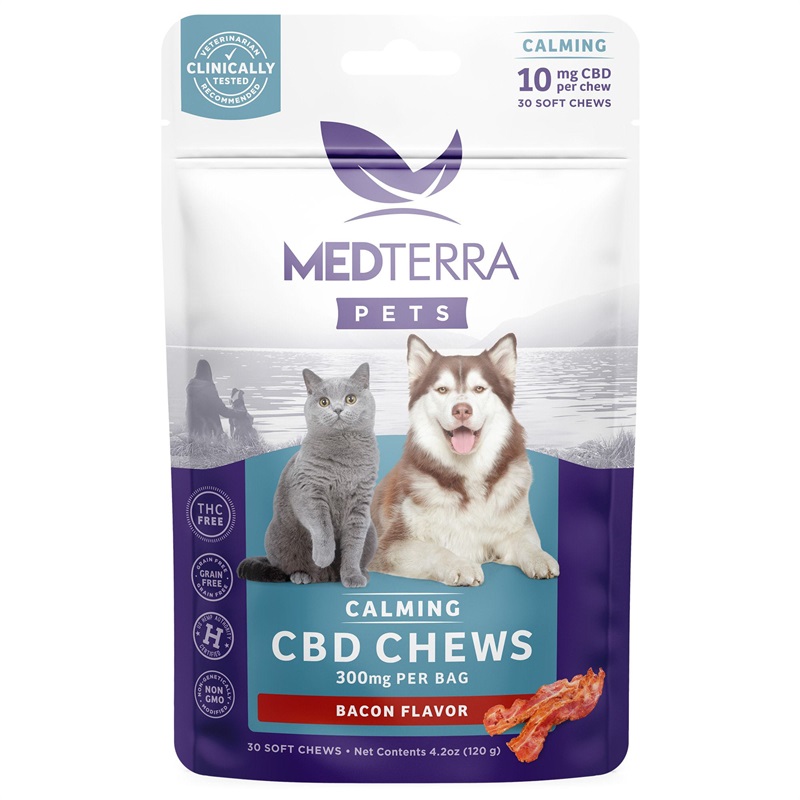 Medterra CBD Pet Bacon Calming Soft Chews review