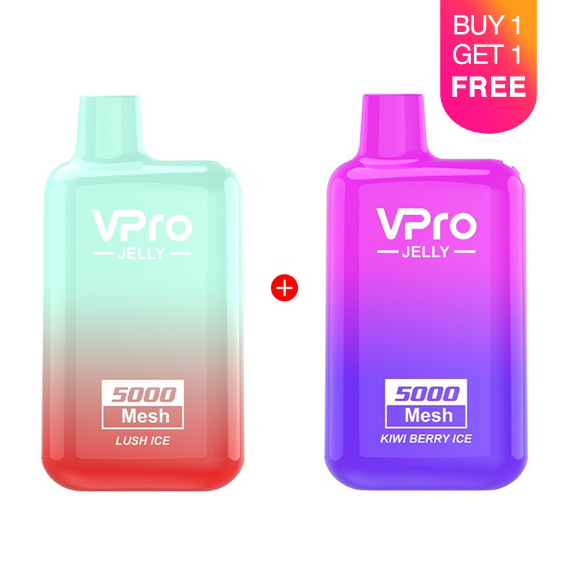VPro New Jelly Disposable Vape Kit 5000 Puffs 16ml Vapesourcing