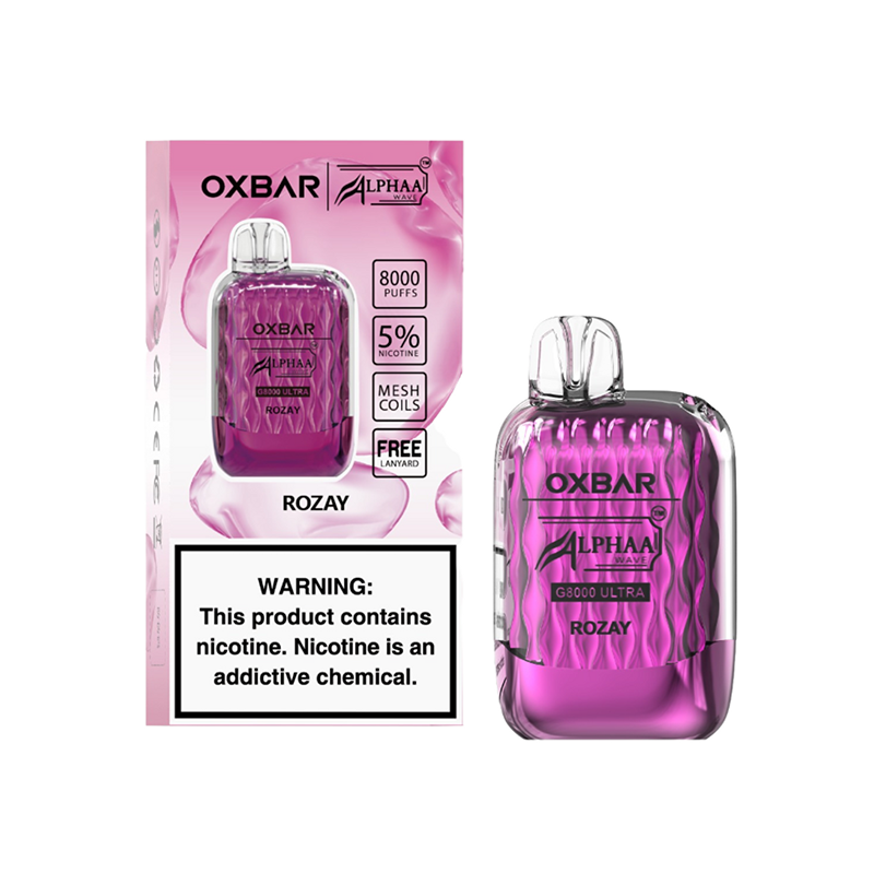 ALPHAA x OXBAR G8000 Disposable Vape Kit 8000 Puffs 18ml | Vapesourcing