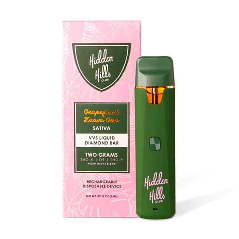 buy Hidden Hills VVS Liquid Diamond Bar Disposable Vape Kit