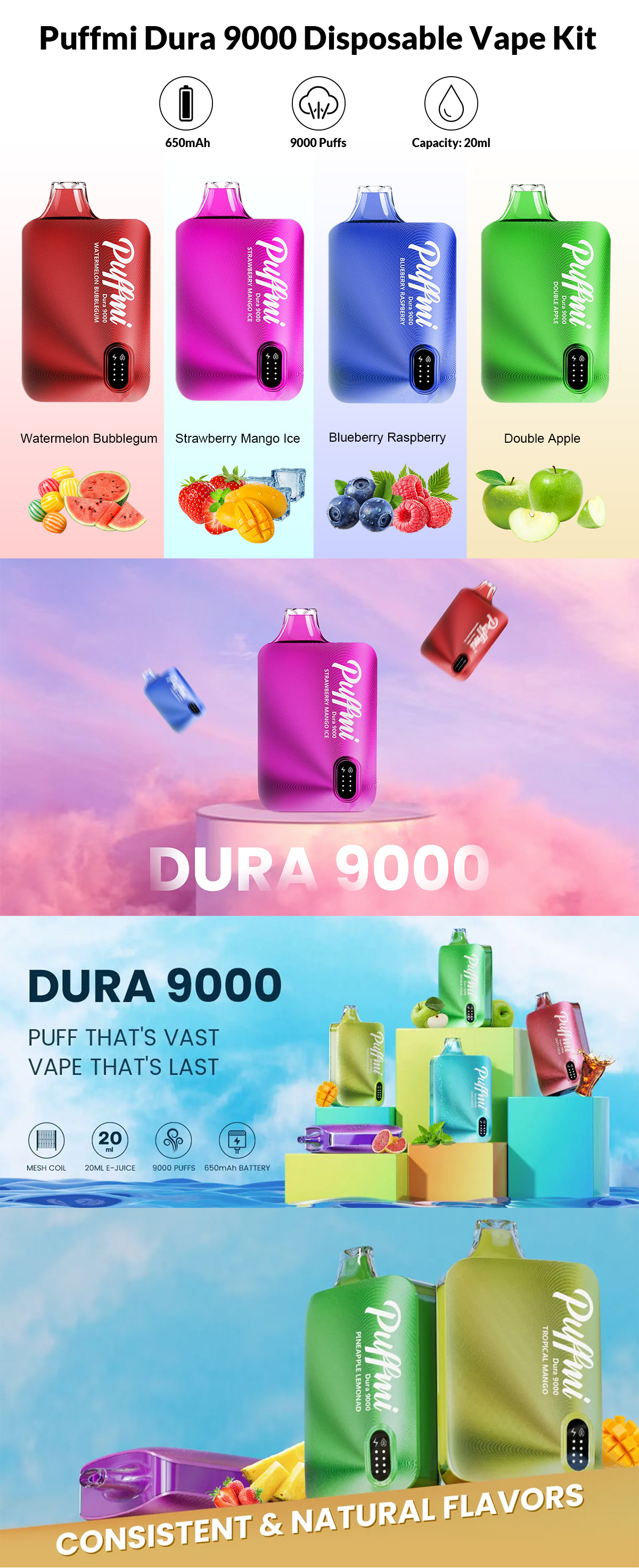 Puffmi Dura 9000 top sale