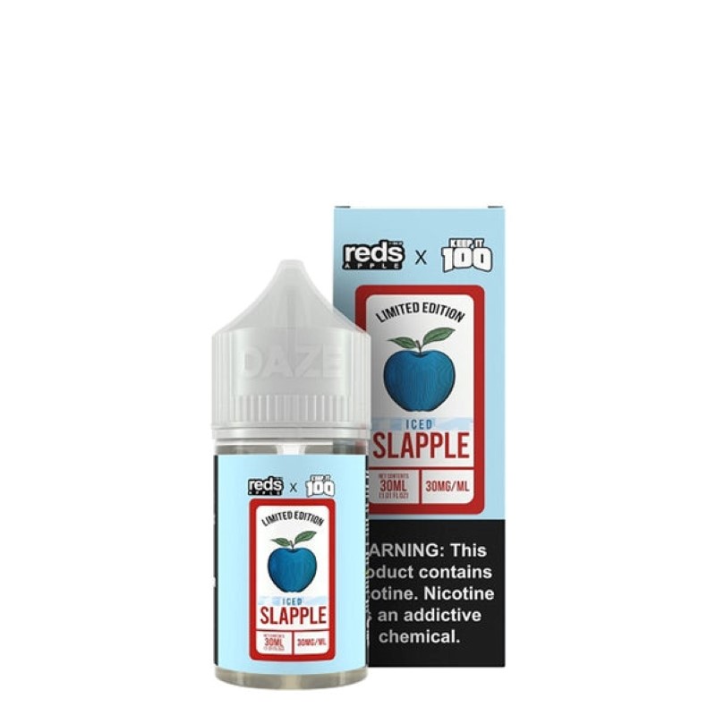 7 Daze Reds x Keep It 100 Salts Series Slapple ICED E-juice 30ml