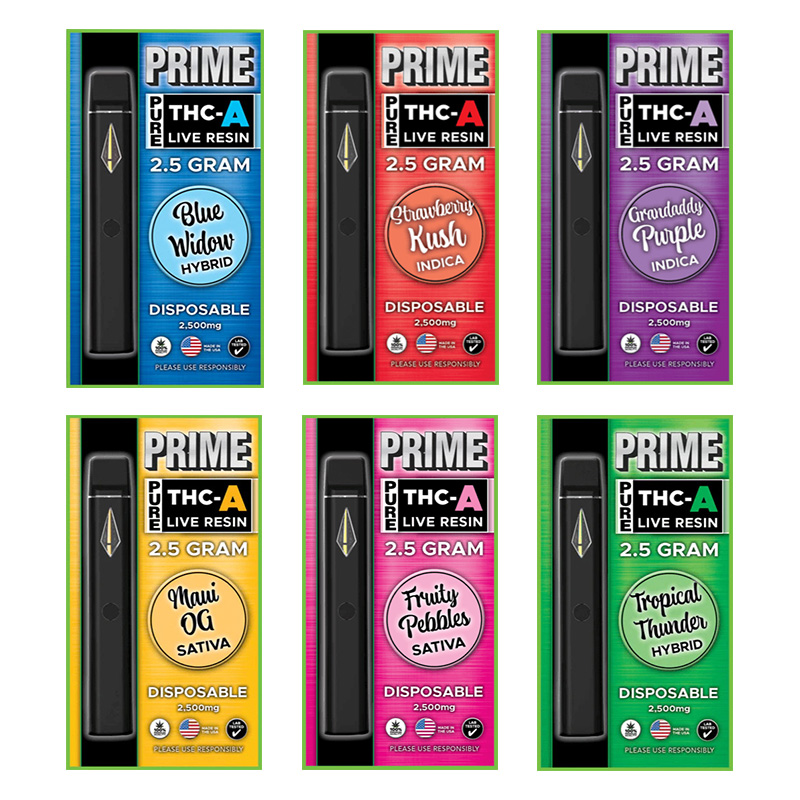Prime Pure THC-A Live Resin Disposable Vape for sale