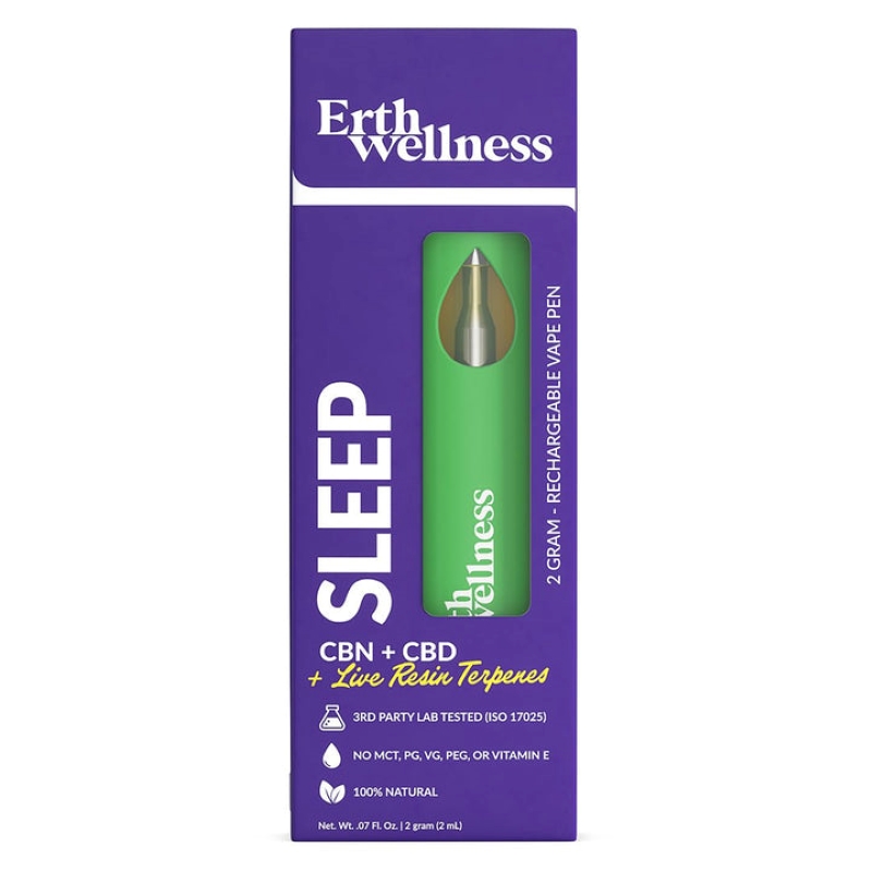 Erth Wellness Sleep CBD Blend Disposable Vape review