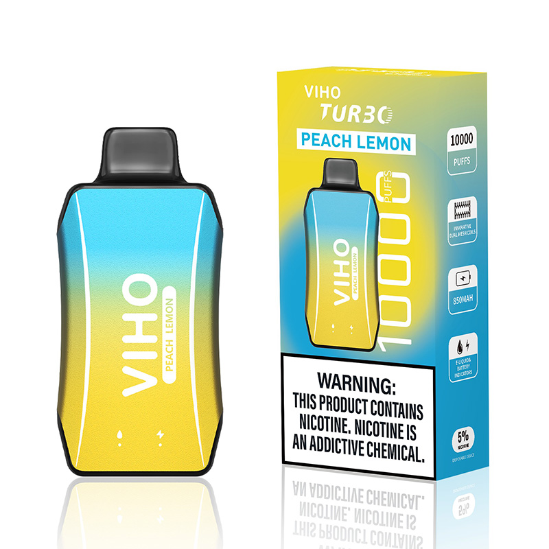 Peach Lemon VIHO Turbo Disposable Vape Kit | Vapesourcing