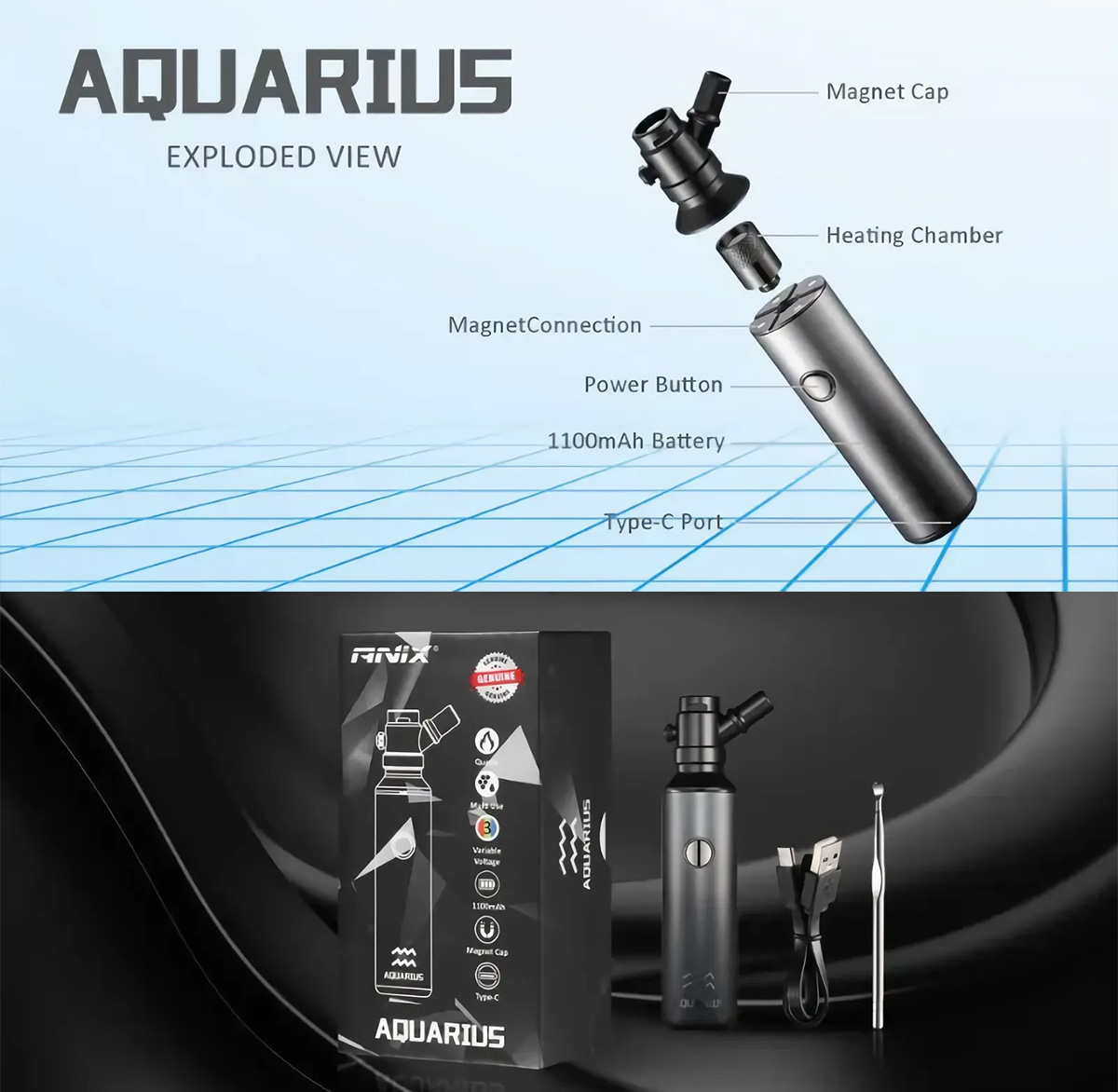 ANIX Aquarius Drying Vaporizer for sale