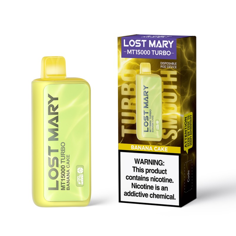 Banana Cake Lost Mary MT15000 Turbo Disposable Vape | Vapesourcing