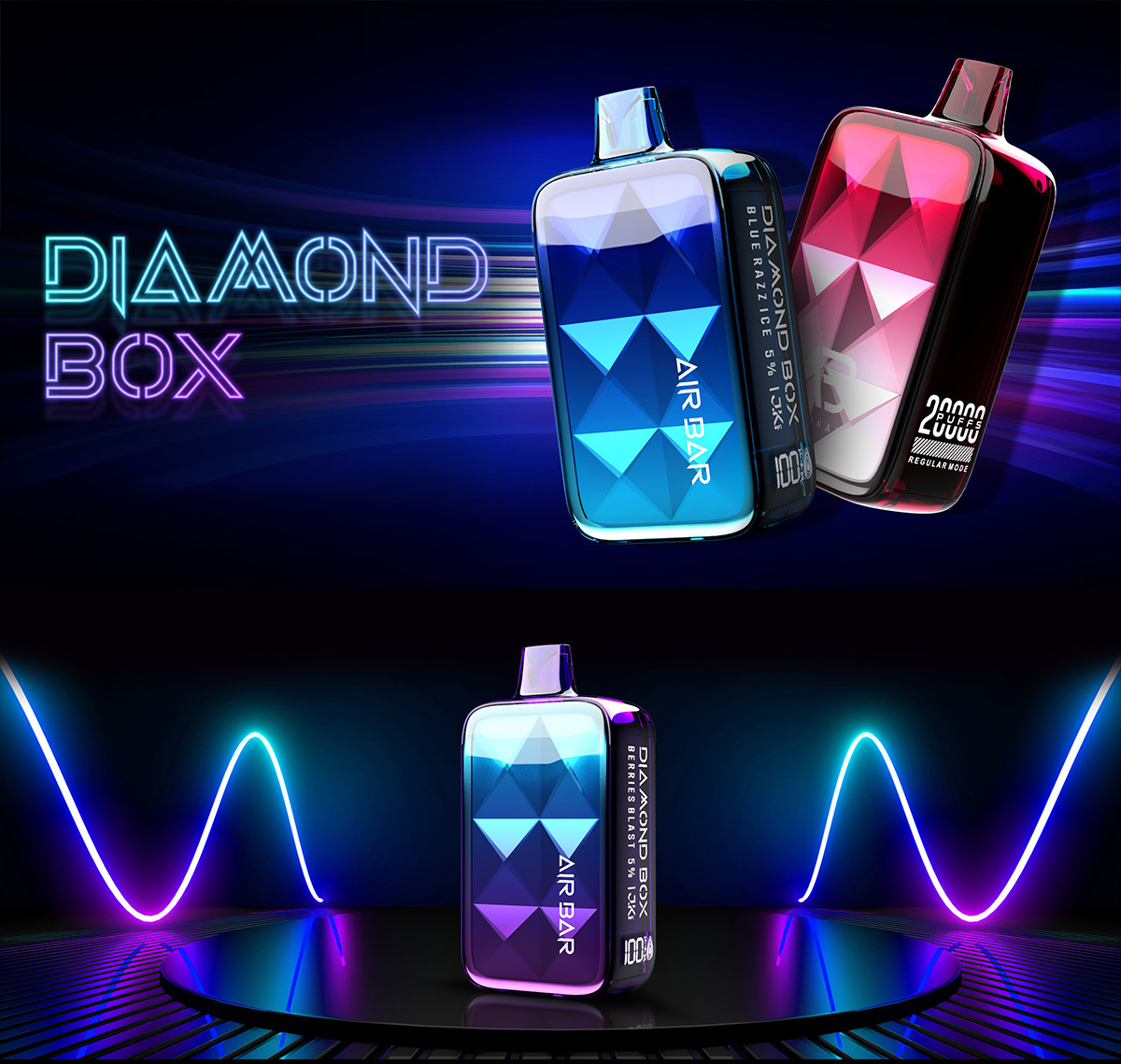 Air Bar Diamond Box 20000 hot sale