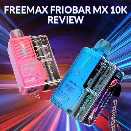 friobar mx 10000 puffs disposable vape 50ct/crystal display Freemax 10K Review Quadra Bar Color:[3000mAh Built-in Battery] Black Strawberry Cotton Carnival Lost