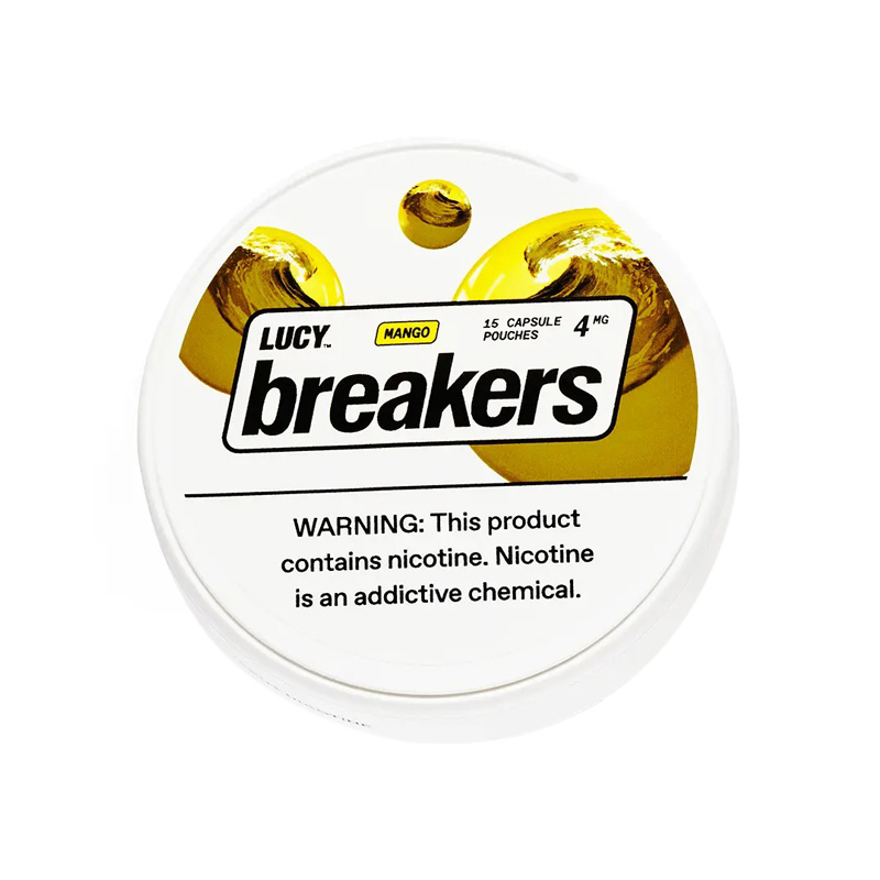 Lucy Breakers Mango Capsule Pouches (15 Pouches/Can) Vapesourcing