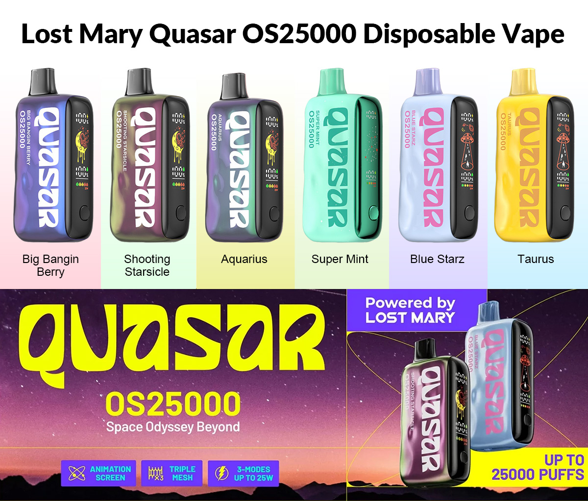 cheap Lost Mary Quasar OS25000