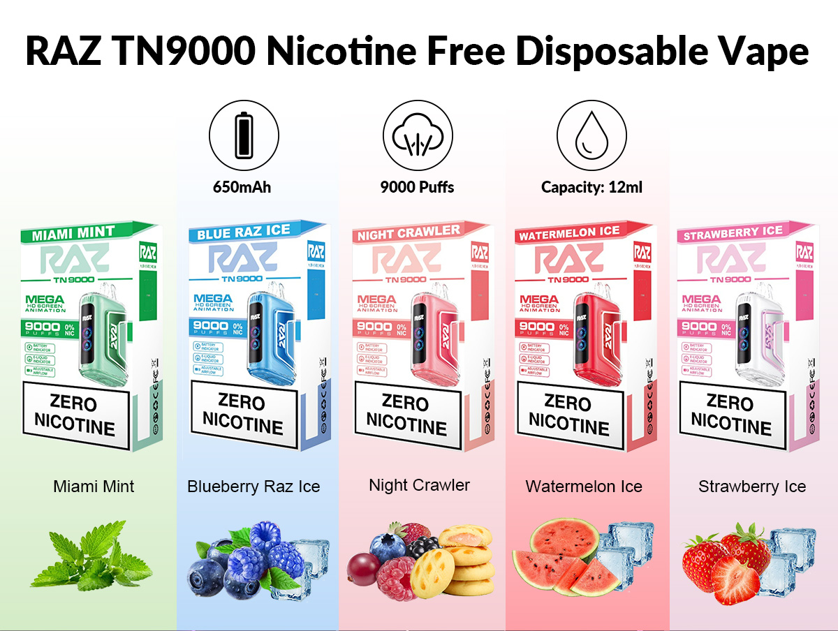 cheap RAZ TN9000 Nicotine Free